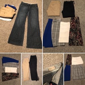 Clothing Lot: Women Size 4/6 Jeans Chinos Skirts